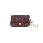 CHANEL FLAP BAG WITH GOLD BALL