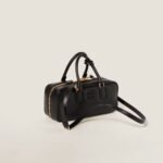 Arcadie Leather  Large Handbag Black Color