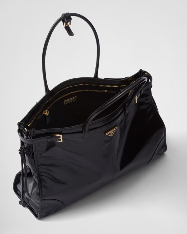 Prada Bonnie Oversized Leather Handbag
