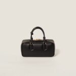 Arcadie Leather  Large Handbag Black Color