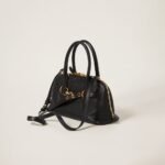 Aventure Nappa Large Leather Handbag Black