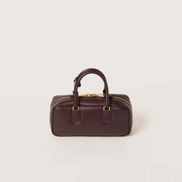 Arcadie Leather Large Handbag Shrubby Oak Color
