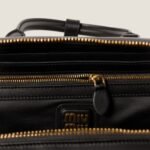 Arcadie Leather  Large Handbag Black Color