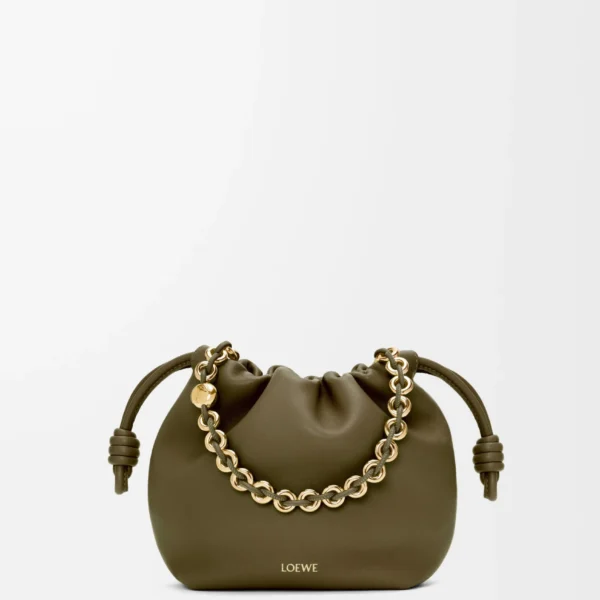 Mini Flamenco purse in mellow nappa lambskin