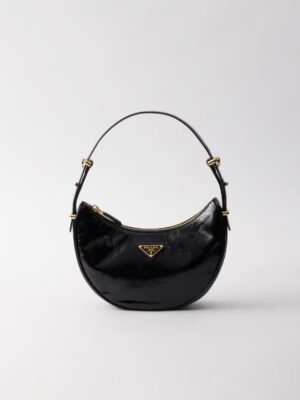 Prada Arqué Naplak Painted Leather Shoulder Bag