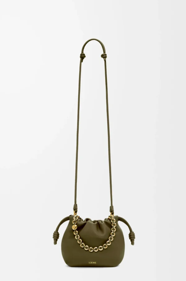Mini Flamenco purse in mellow nappa lambskin