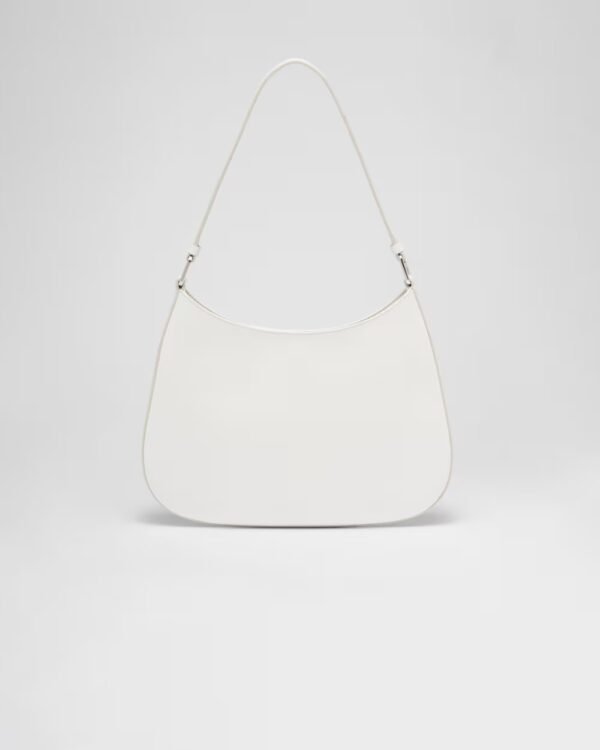 Prada Cleo Glossy Leather Shoulder Bag