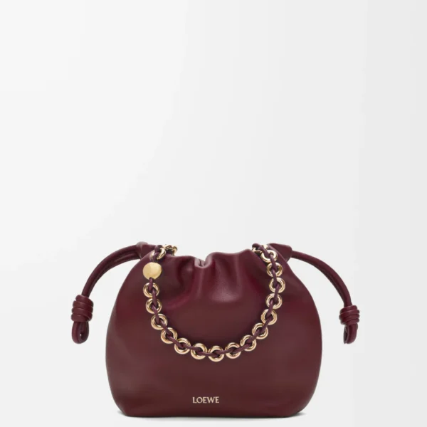 Mini Flamenco purse in mellow nappa lambskin