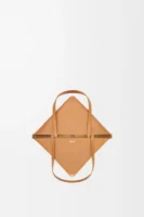 Medium Puzzle Fold tote in shiny calfskin