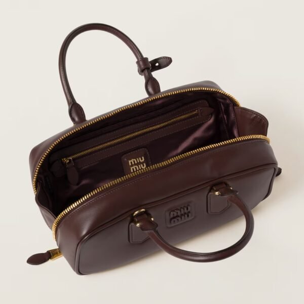 Arcadie Leather Large Handbag Shrubby Oak Color